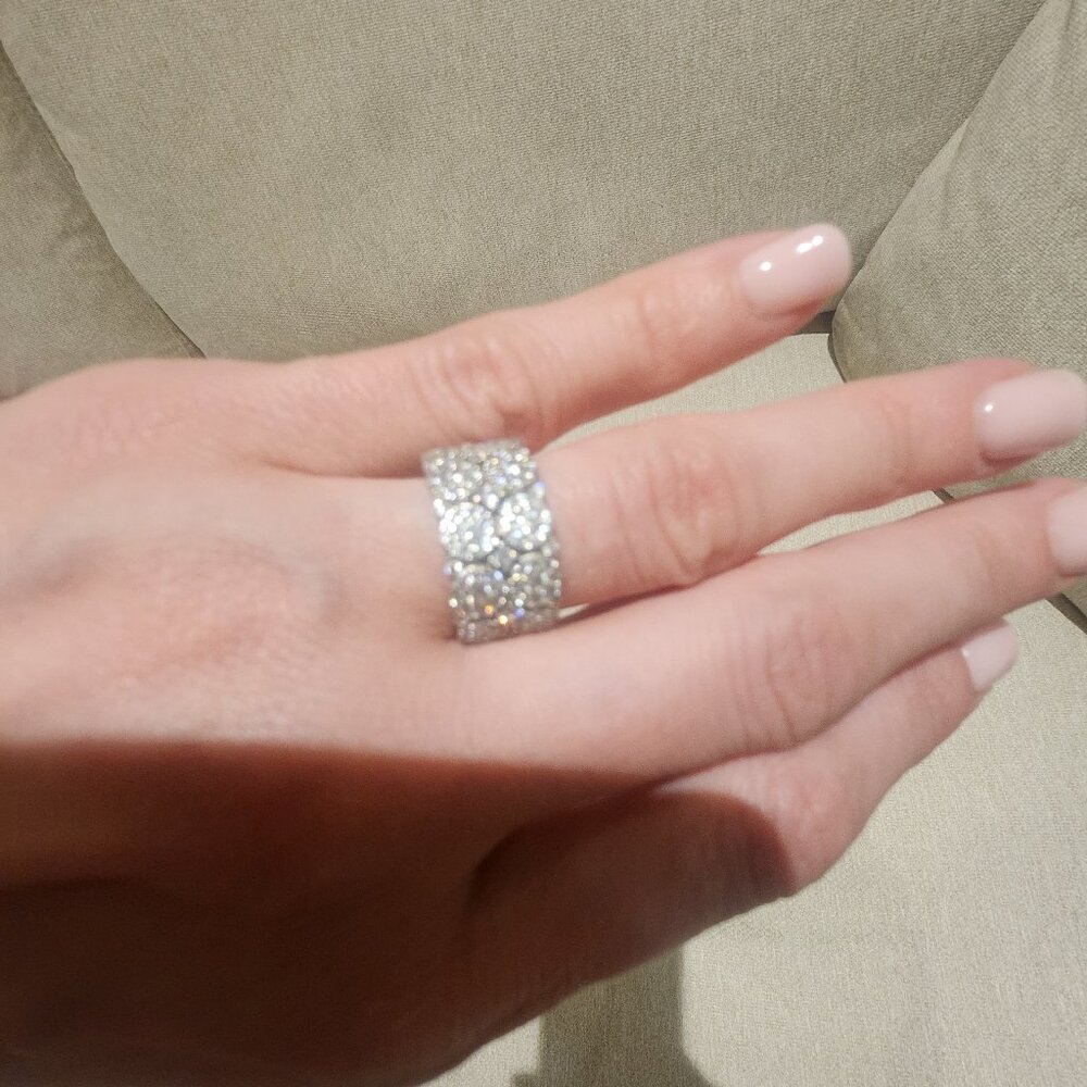 New silver ring - wedding collection - size 6